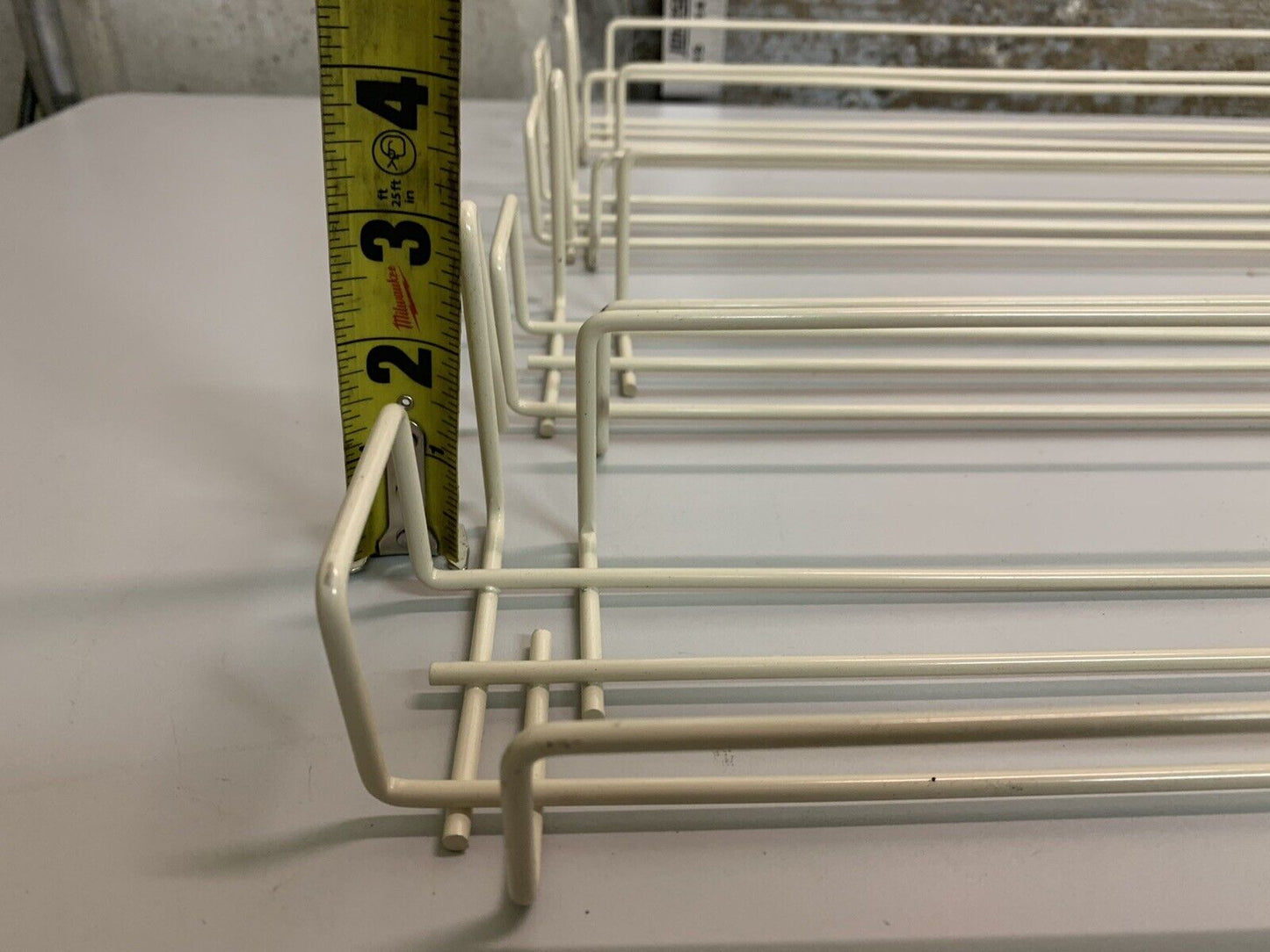 9 Pack of 24” Steel Wire Hook Racks - SEE ALL PICTURES, SOME HAVE BENDS