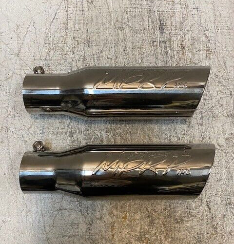 2 Quantity of MBRP 3.5" Angled Rolled End Ehaust Tips for Tacoma (2 Quantity)