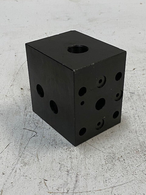 128528 HVP128134 Hydraulic Manifold Block 3-3/8" x 3-1/4" x 2-1/2"