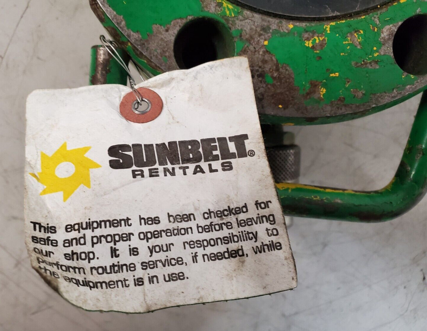 Sunbelt Rentals Pancake Cylinder RSM 03110359 | 434493