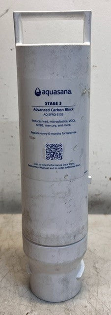 Aquasana Stage 3 Advanced Carbon Block  Filter AQ-SFRO-S1S3 OPENED UNTESTED