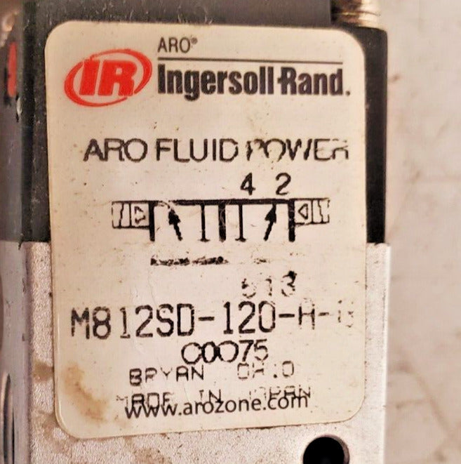 Ingersoll Rand Aro Fluid Power Solenoid Actuator M812SD-120-A-B | 114 138-33