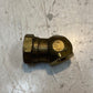 10 Qty of 90-Degree Brass Closed Ball Foot Air Chucks 11mm ID 34mm L (10 Qty)