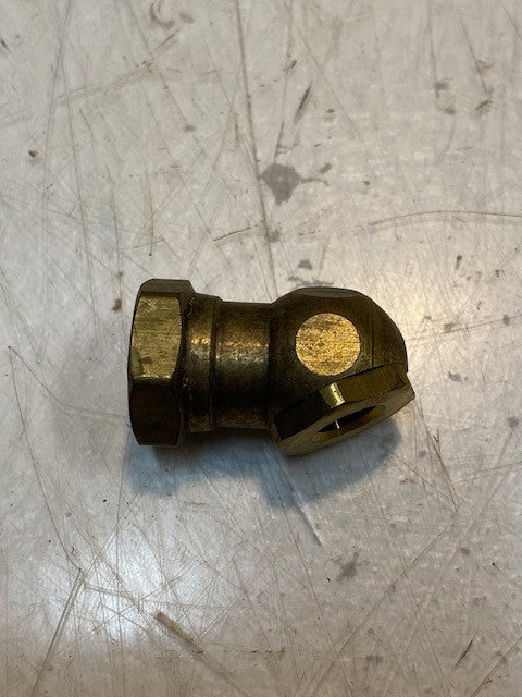 10 Qty of 90-Degree Brass Closed Ball Foot Air Chucks 11mm ID 34mm L (10 Qty)