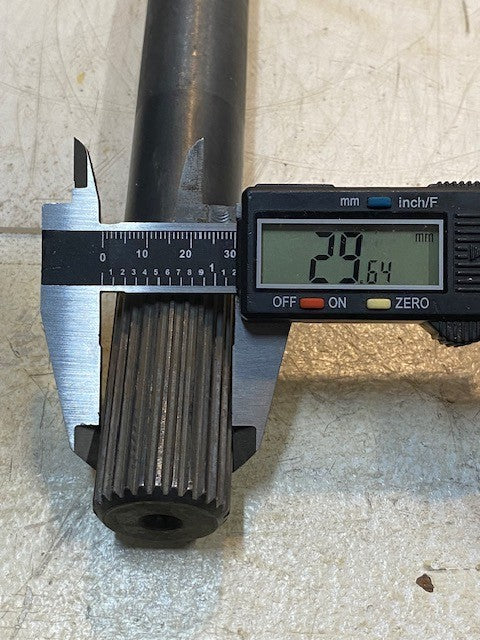 Automotive Axle Shaft 33" Long 30mm Bore 30mm End 27-Spline 30mm Shaft