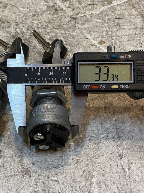 2 Quantity of Standard Ignition Switches 33mm OD 27mm End (2 Quantity)