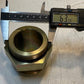Parker Pipe Hex Fitting Adapter 2-3/4" H 45mm Bore 63mm Thread 70mm Hex