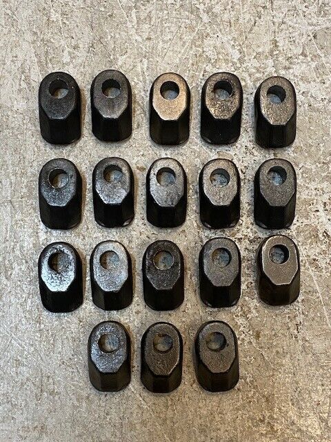 18 Qty of Weld-On Cutter Mini Blocks Digger Bullets 42mm L 11mm Bore (18 Qty)