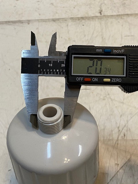 Sprite High Output Shower Filter White 20mm Thread 77mm OD 18mm ID