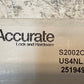 Accurate S2002C, US4NL, 251949 Flush Pull w/ Cylinder (Cutout Only) 7" x 2-1/4"