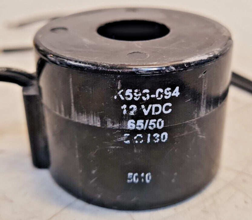 Parker Valve Coil K593-094 | K593094 | 12 VDC | 65/50