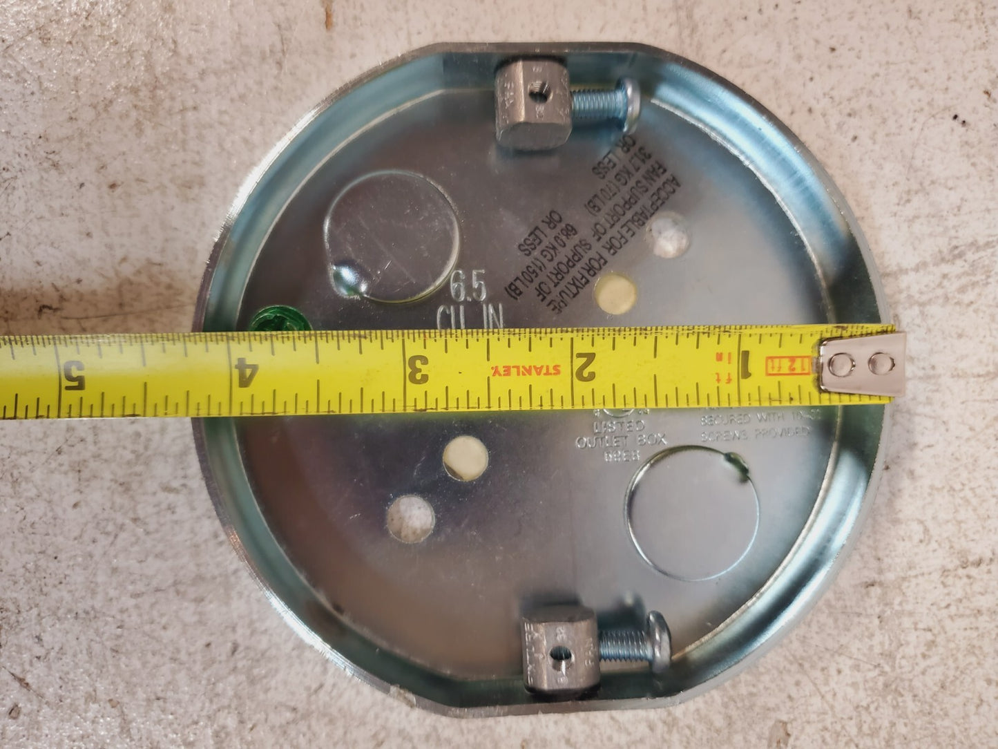 6 Qty Pass & Seymour Legrand 1/2" Shallow Fan/Fixture Boxes 77705 | 59E8 (6 Qty)