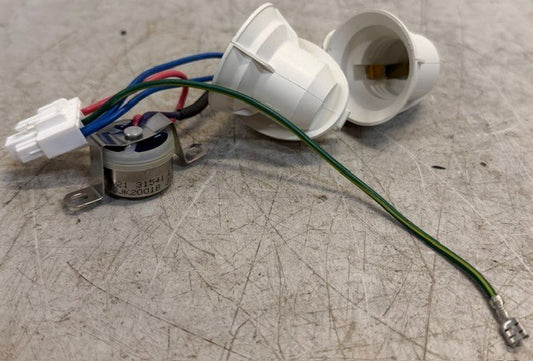 LG Refrigerator Interior Dual Lamp Light Socket Assembly PS155U | 6930JK2001B