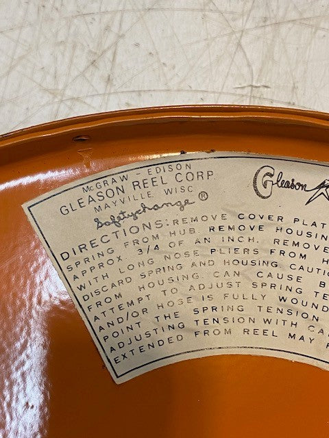 McGraw-Edison Gleason Reel Corp Spring Motor Unit Kit Order Part No. 006968