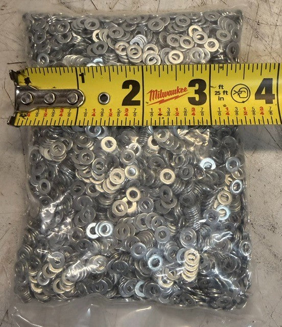 Hardware Specialty Co. Bag Of 5000 Flat Washers SWA12X25X03ZPT48 Steel Fasteners