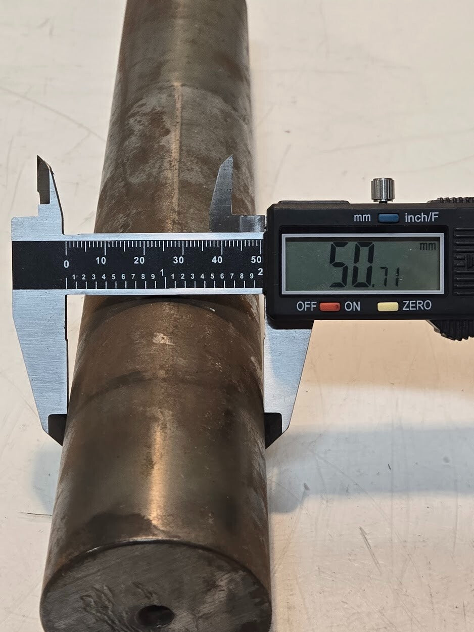 Spindle 208-019 w/ Castellated Nut for Schulte | 16.5" Long 2" Diameter