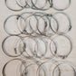21 Qty of Metal Worm Gear Clamps LAM2840 4-1/2" (21 Quantity) - Slightly Stained