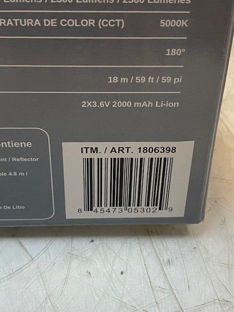 2 Quantity of Lutec Solar Security Lights 2500 L Triple Head 1806398 (2 Qty)