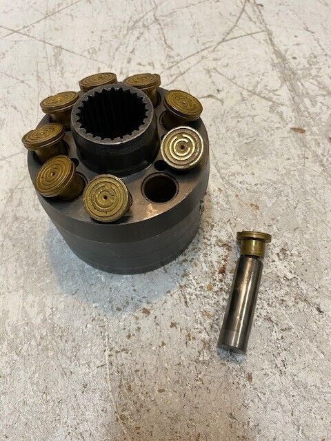 Hydraulic Pump Piston Shoe Cylinder Block Rotating Group 24 Spline 40mm Bore