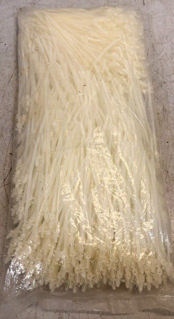 2 Quantity Bag of 1000 ACT 6" Wing Push Mount Cable Ties AL-06-40-PMW9-M