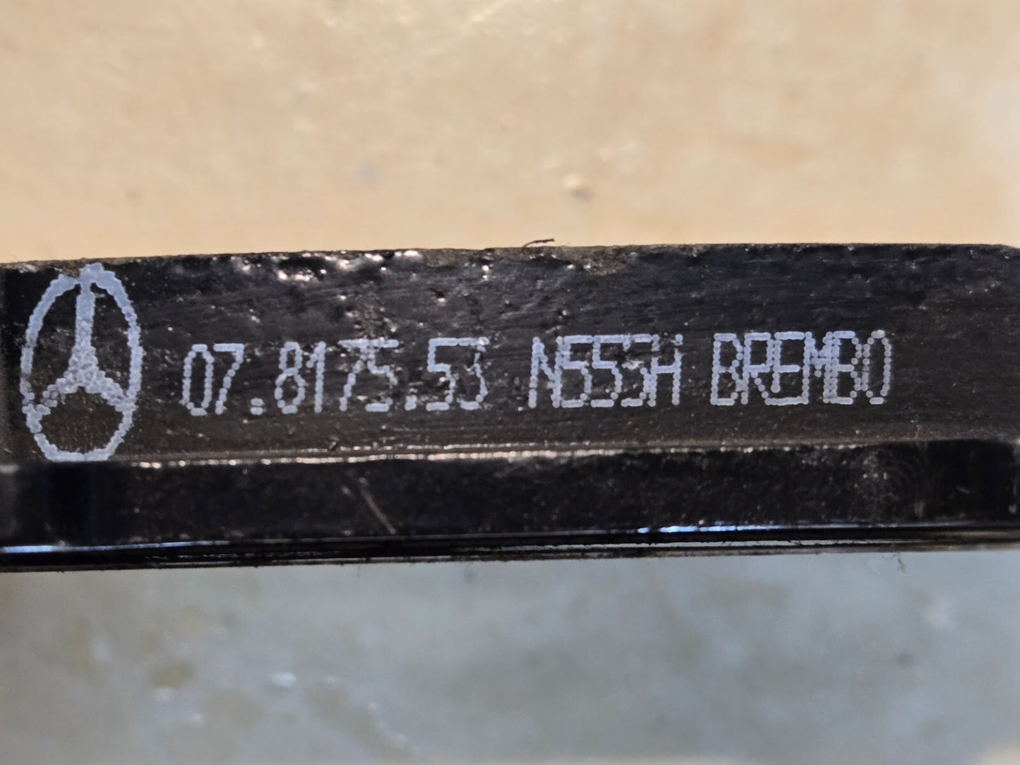 4 Quantity Brake Pads N555H Brembo for Mercedes 07.8175 | NAC N555H FF (4 Qty)