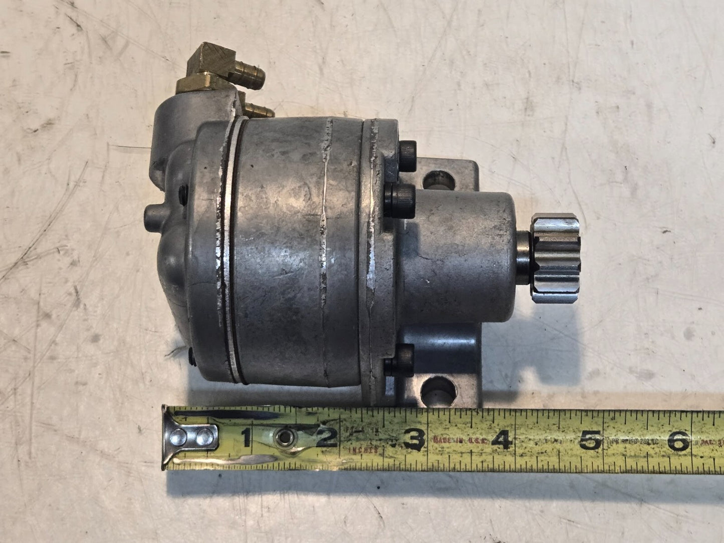 Oil Pump for Ridgid Threading Machine 62052 | 10 Tooth Sprocket 10mm Mount Holes