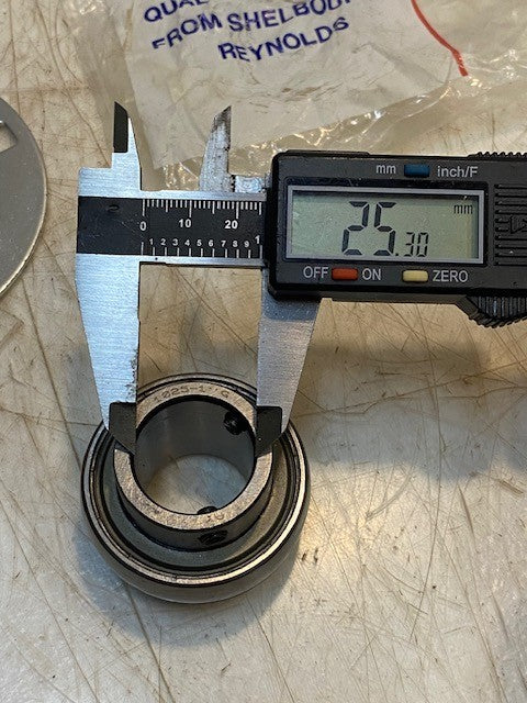 2 Qty of Shelbourne Reynolds 3-Bolt Flange Bearings 4160, PF205, 1025-1 (2 Qty)