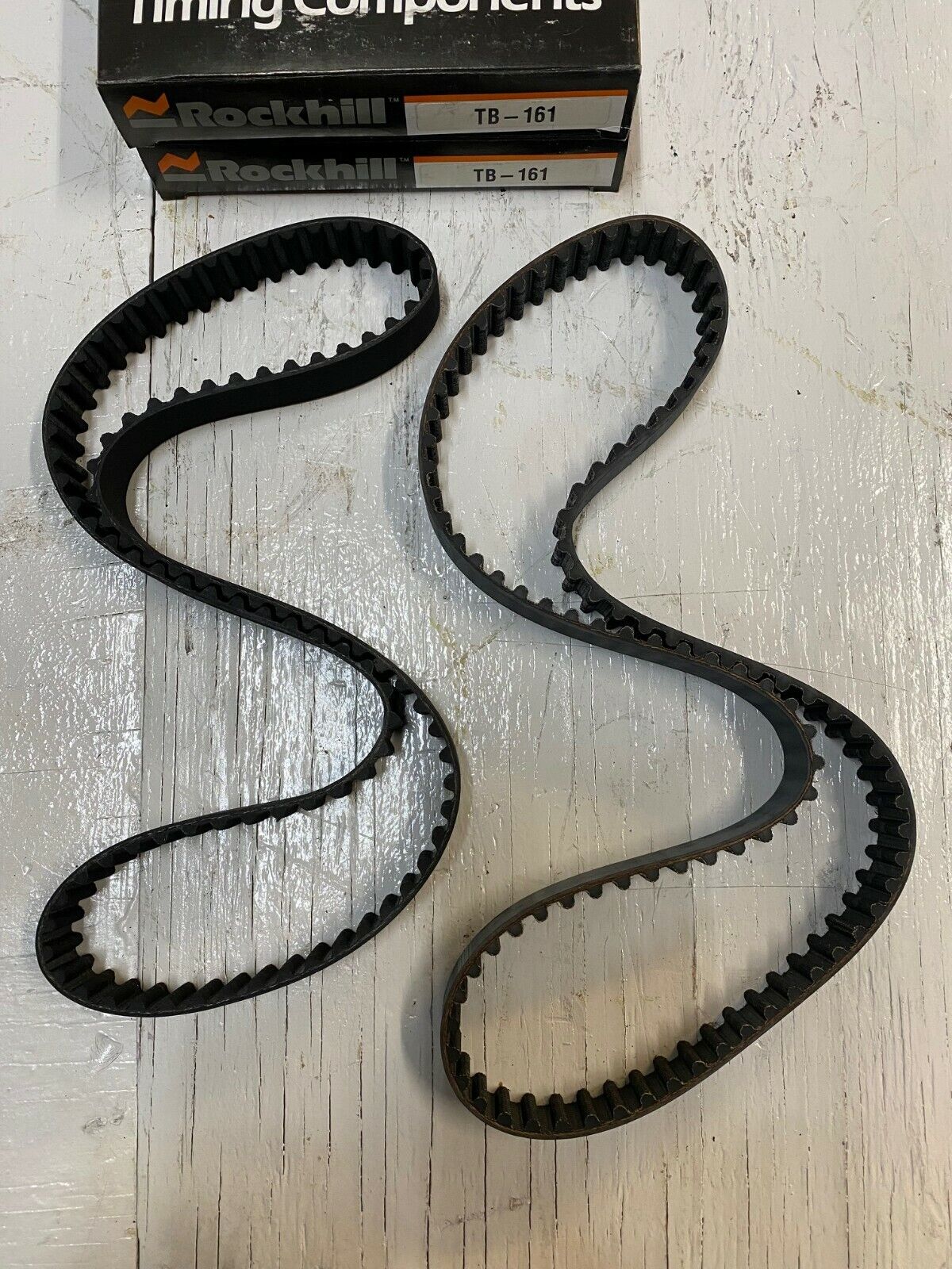 2 Rockhill Timing Components TB-161 Engine Timing Belts (2 pack)