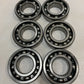 6 NTN Bearings 6316C3 Deep Groove Radial Ball 80mm Bore ID 170mm OD 39mm Width