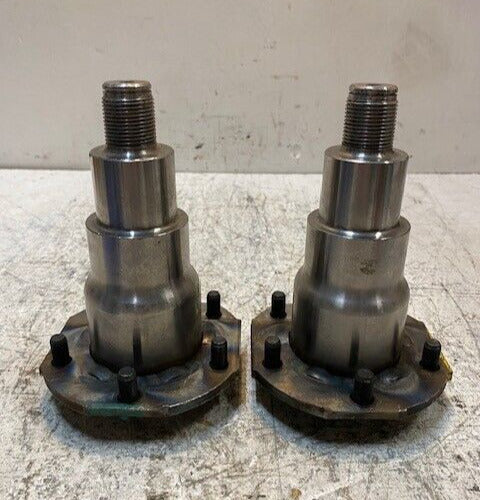 2 Quantity of Spindle Shaft Assemblies 7" Tall 25mm Thread End 64mm OD (2 Qty)