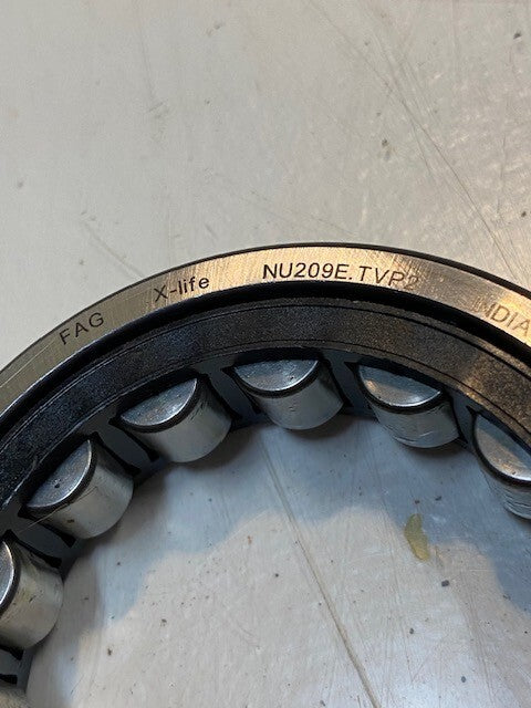 2 Qty of FAG X-Life Cylindrical Roller Bearings w/out Rings NU209E.TVP2 (2 Qty)