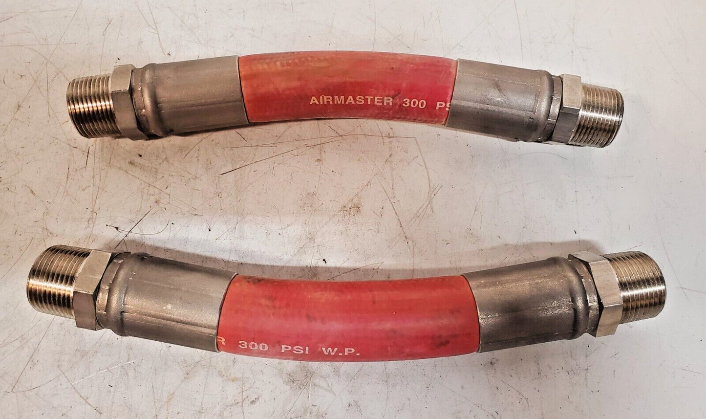 2 Quantity of Airmaster Air Hoses 1.2" | 300 PSI W.P. (2 Qty)