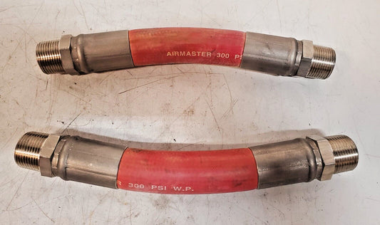 2 Quantity of Airmaster Air Hoses 1.2" | 300 PSI W.P. (2 Qty)