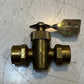 Kantleak Pat. No. 2,980,390 Female Fuel T-Valve Shut-Off Valve