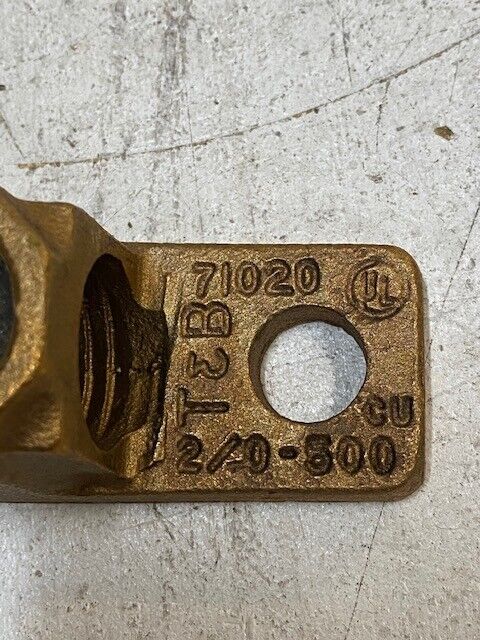 Thomas & Betts 71020 Mechanical Copper Cone Screw Lug Connector 2/0-500 Wire