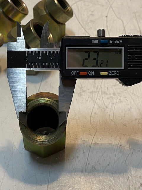 7 Quantity of 45 Degree Elbow Pipe Fittings 23mm ID 35mm OD (7 Quantity)