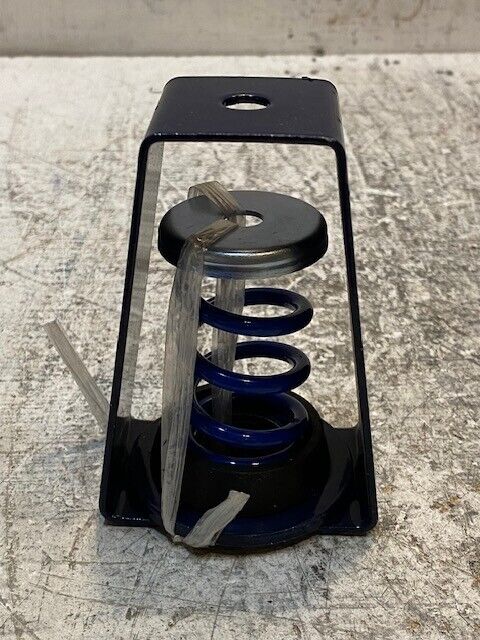 Spring Floor Mount Vibration Isolator, Blue, 2-3/4" W 4-1/4" H 1-3/4" D