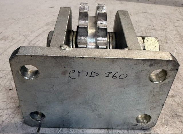 Dual Sprocket Idler Bracket Assembly With Base-Mounted Clevis Block