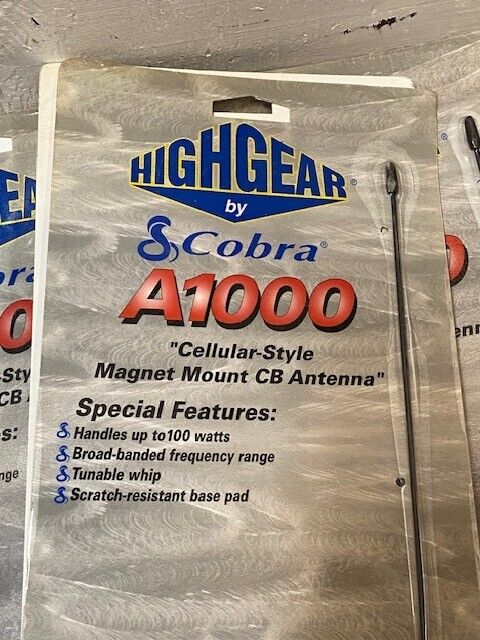 4 Quantity of Highgear by Cobra A1000 Magnet Mount CB Antenna (4 Quantity)