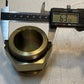Parker Pipe Hex Fitting Adapter 2-3/4" H 45mm Bore 63mm Thread 70mm Hex