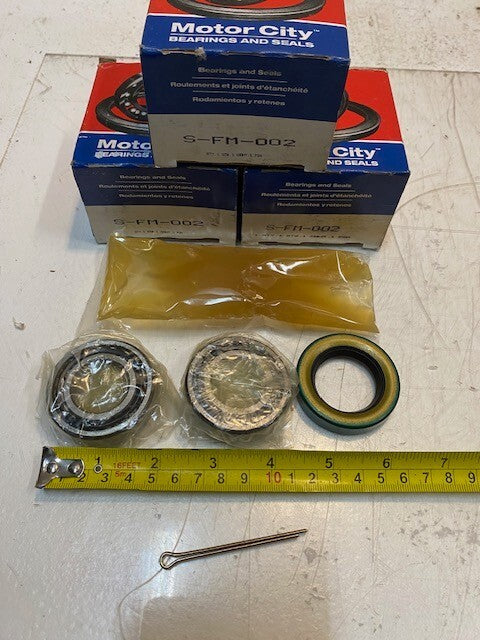 3 Quantity of Motor City Wheel Bearings S-FM-002 (3 Quantity)