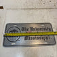 The University of Mississippi 1848 License Plate 11-3/4" Long 6" Wide