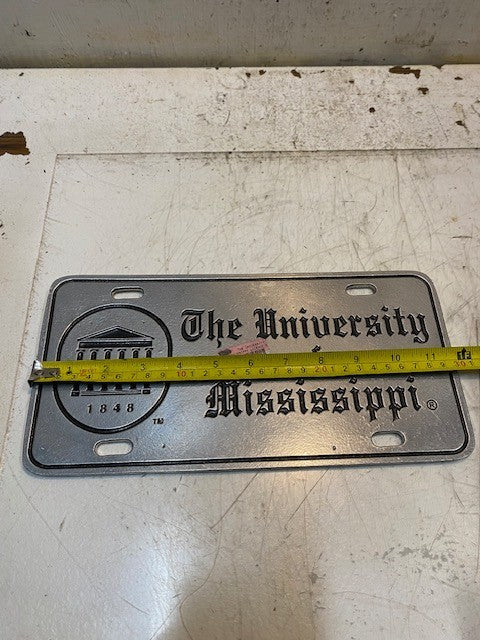 The University of Mississippi 1848 License Plate 11-3/4" Long 6" Wide