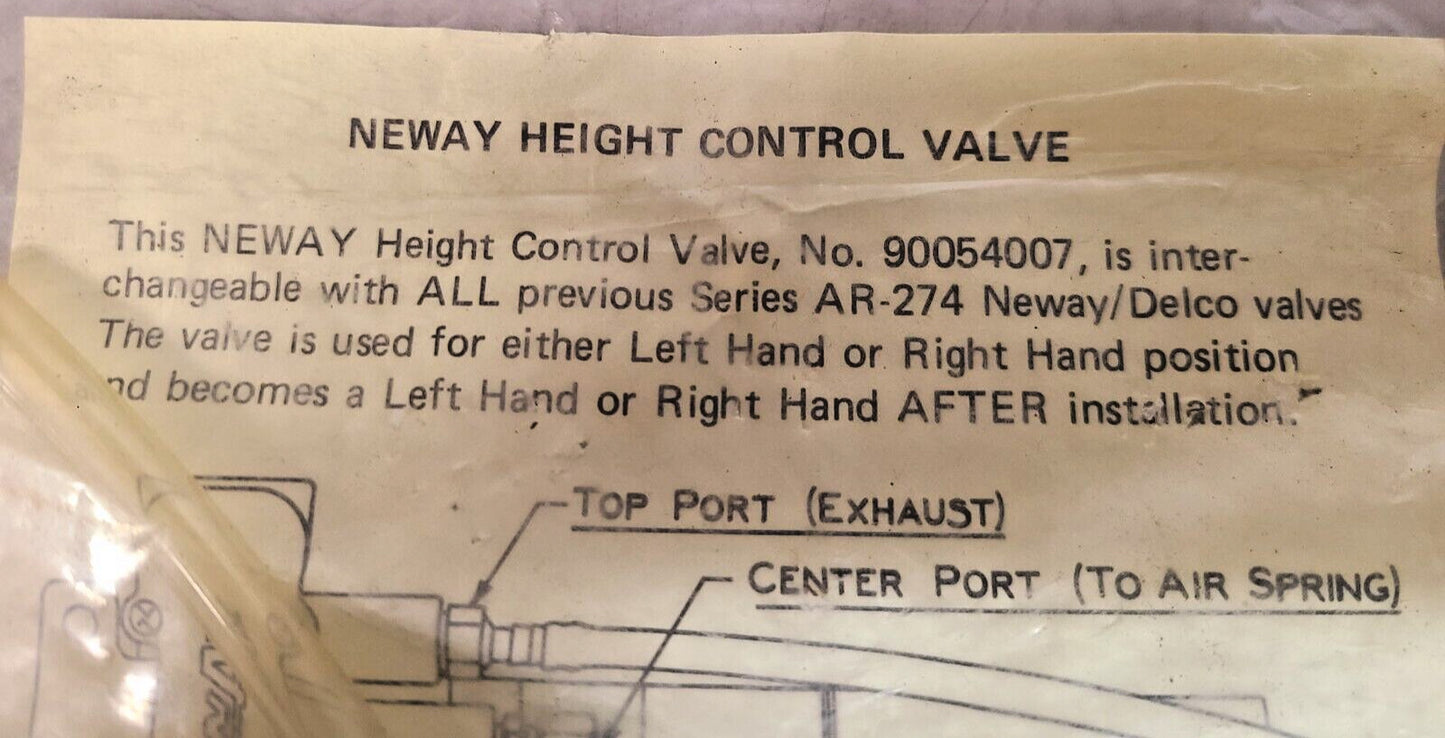 Neway Height Control Valve Accessories Kit Series AR-274 | 90054007