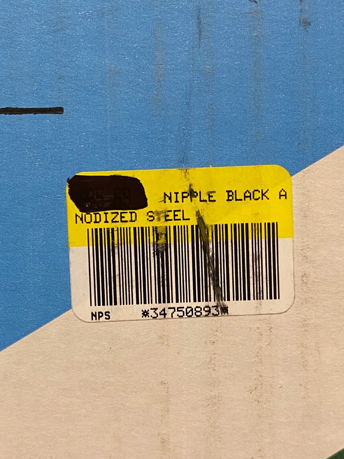 2 Quantity of ASC Pipe Nipples Black Anodized Steel 4"x7" 0330054800 (2 Qty)