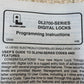 T2 Trilogy Digital Lock DL2700-Series Digital Locks w/ Programming Instructions