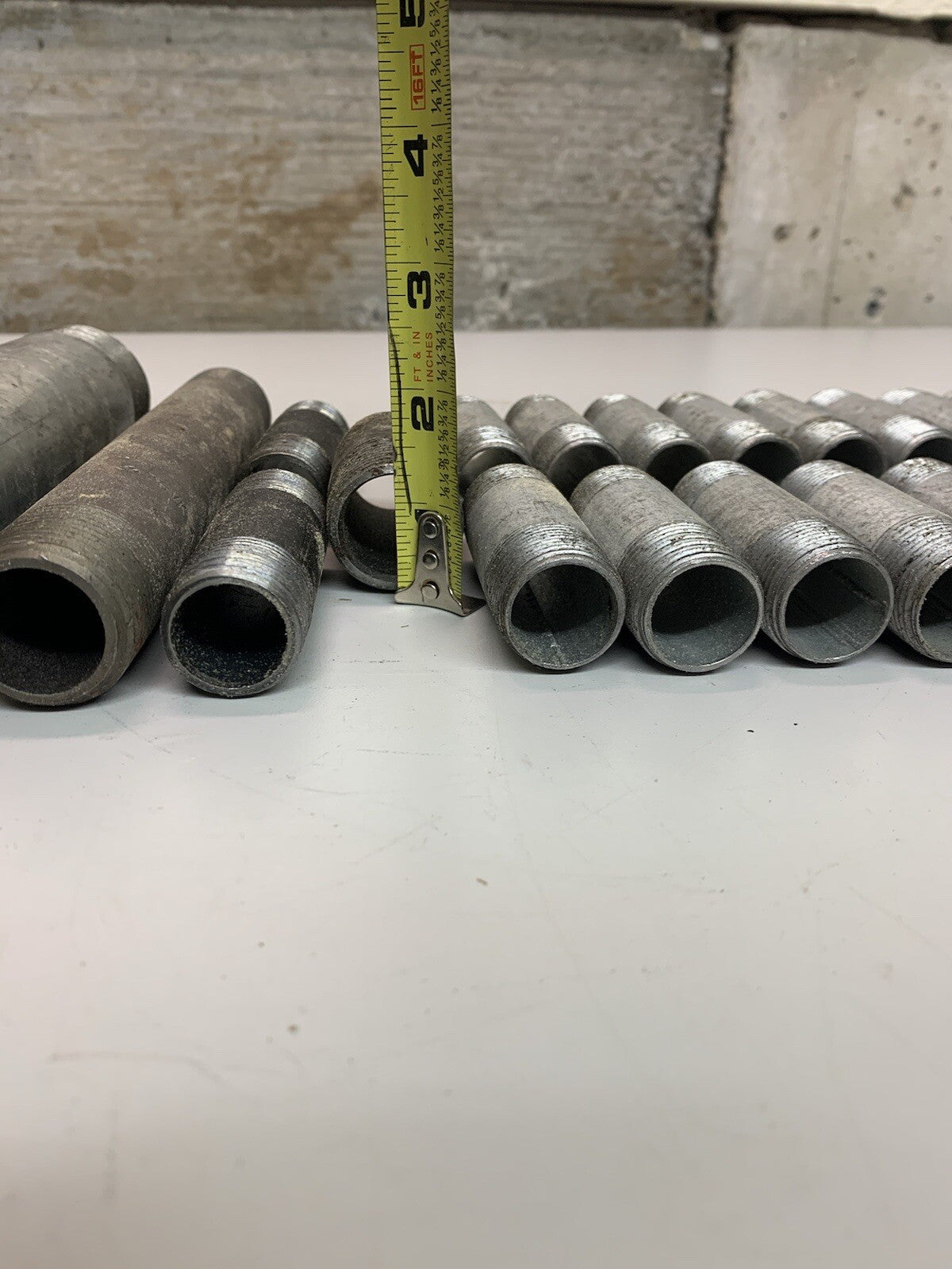 Multiple Sizes of Steel Conduit Barrel Nipples A/SA106B (21 Pack)