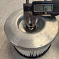 5 Quantity High Efficiency Cylindrical Air Or Vacuum Filter 4-3/4in Dia.