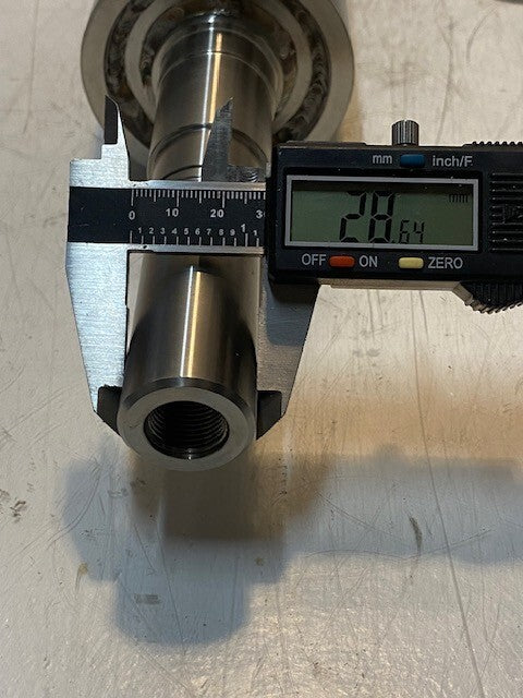 Pinch Tension Roller Gear 19-1/2" L 82mm OD 25mm End 15mm ID 29mm End