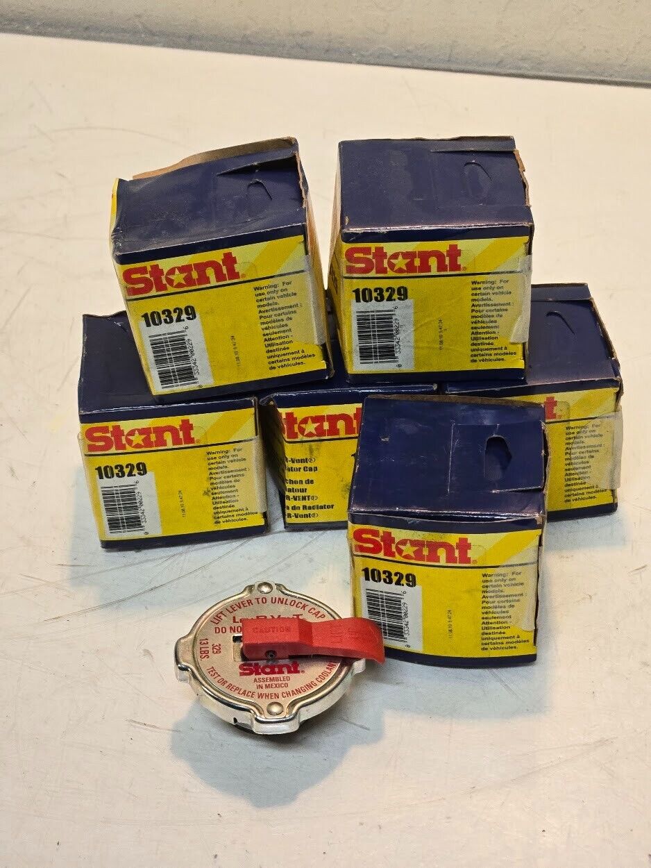 6 Quantity of Stant Lev-R-Vent Radiator Cap 10329 | 033342002296 (6 Quantity)